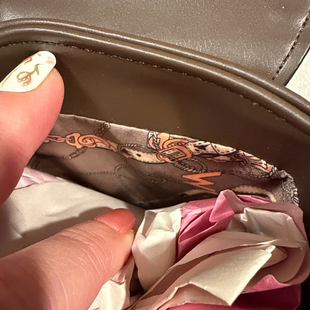 Montana West Quilted Brown Crossbody - Picture 5 of 7
